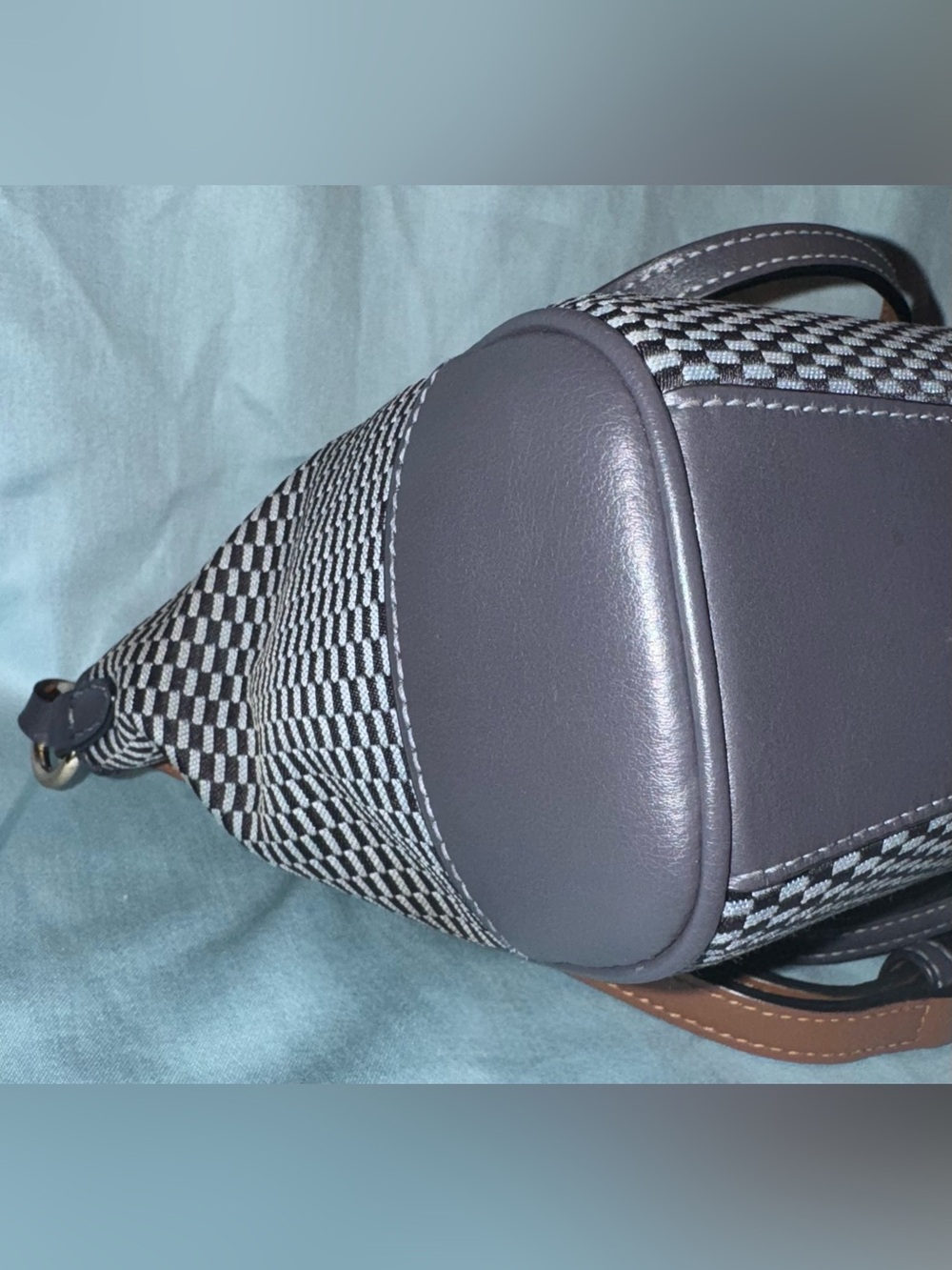 Coach Mini/Small Kelsey Satchel in the Legacy Jacquard pattern - Picture 9 of 11
